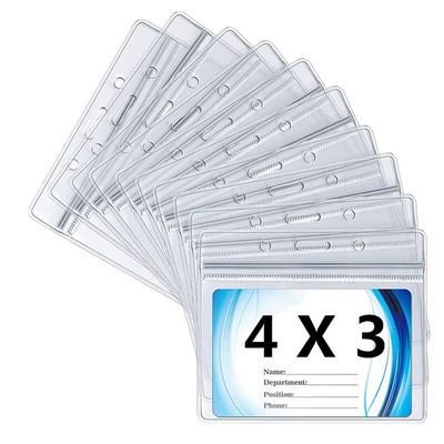 35C / Layer 4 X 3 In ID Card Vinyl Sleeve ، بولي كلوريد الفينيل واقي بطاقة التطعيم