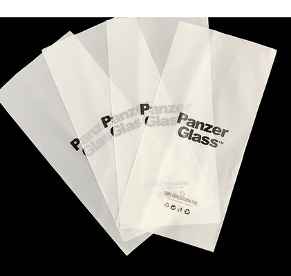 PLA PBAT حقيبة مسطحة قابلة للتحلل الحيوي منتجات إلكترونية قابلة للتحلل حقيبة بلاستيكية مسطحة