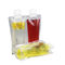 كيس بلاستيك شفاف سعة 8.4 أونصة سائل للعصير بسمك 60-200 ميكرون