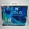 حقيبة حرارية قابلة للطي لتوصيل الطعام ، أكياس توصيل باردة ساخنة EPE مقاومة للماء